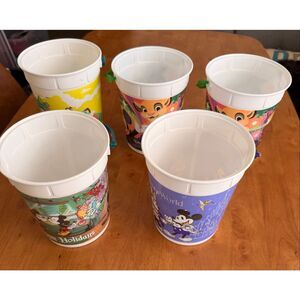 5 Disney Parks Whirley DrinkWorks! Souvenir Popcorn Buckets